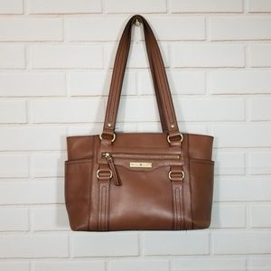 Etienne Aigner Genuine Leather Brown Purse